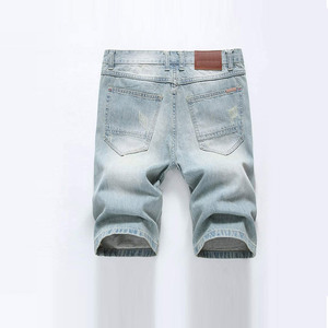Shorts en jean pour hommes sur mesure, coupe slim, pour le fitness, haute qualité, fabriqués au Pakistan – Offre spéciale - Product Image 2