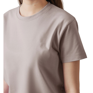 T-shirt blanc personnalisé pour femme, coupe classique, manches courtes, en coton imprimé, pour l'été, vente en gros, vêtements décontractés et tendance - Product Image 3