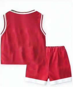 Ensemble de maillot de basket-ball Chicago 23 pour garçons, débardeur sans manches et short, en polyester anti-humidité, toutes saisons, couleur dégradée - Product Image 2
