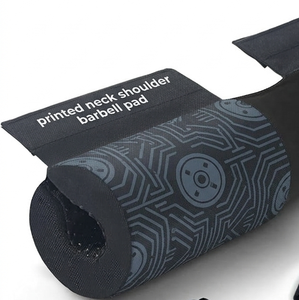 Coussin de protection pour barre d'haltères en mousse EVA antidérapante pour squats, avec sangles de puissance et protection cou-épaule pour entraînement - Product Image 2