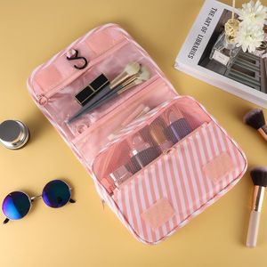 Pengxiaomei Borsa da Viaggio Portatile per Trucchi, Impermeabile, da Appendere, per Cosmetici e Bagno, Regalo per Donna - Product Image 3