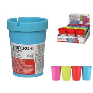 Cenicero Antihumo 8x11 Cm Plastic Smokeless <b>Ashtray</b> For Outdoor Use - Product Image 1