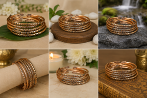 Pulsera de Metal Multicapa con Grabado Bioresonante Primitivo, Brazalete de Salud, Venta al por Mayor - Product Image 6