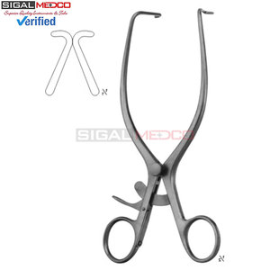 Rétracteur JACKSON BURROWS à bout arrondi 185 mm, auto-fixant, pour abdomen, instruments médicaux, prix de gros - Product Image 6