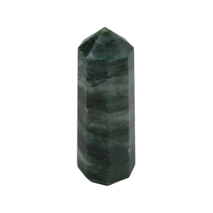 Piedra Preciosa de Color Negro Natural con Diseño de Acabado en Forma de Torre, Ideal para Decoración del Hogar - Product Image 2