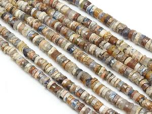 Perles de Pietersite - Forme de roue de monnaie - Facettées et polies - Brin de 8 pouces pour la fabrication de bijoux - Fournitures en gros - PMEGEMSBEADS - Product Image 3