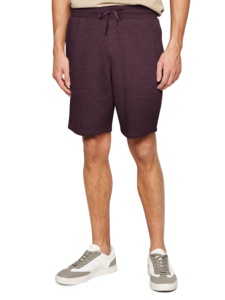 Short de survêtement en coton de qualité supérieure pour homme Jogging en molleton athlétique de coupe classique avec cordon de serrage Motif solide - Product Image 3