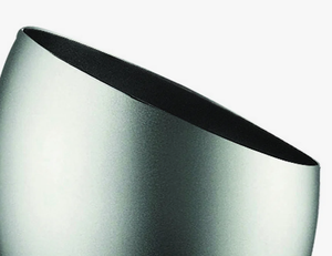 Seau à glace incliné argent mat personnalisé en acier inoxydable moderne, refroidisseur de bouteilles de vin, articles de table pour boîtes de nuit et fêtes - Product Image 5