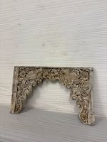 Panneau d'arche en bois sculpté à la main antique |   Porte indienne vintage, style moghol, décoration murale, cadre architectural pour la décoration de la maison