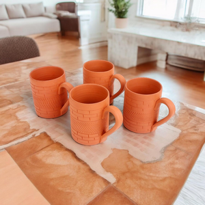 Tasse à café ou à thé en terre cuite en forme d'ours, tasse à boire rustique au design animalier, vaisselle en terre cuite pour la maison, la cuisine, le café, le restaurant - Product Image 3