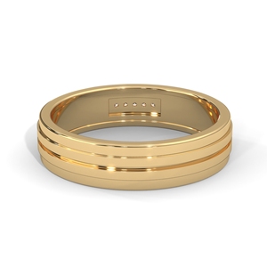 Anillo de Boda Chapado en Oro de 18K, Anillo de Compromiso para Pareja, Joyería - Product Image 4