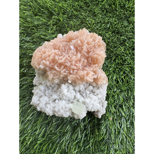 Premium Stilbite on Mordenite with Apophyllite <b>Crystal</b> <b>Cluster</b> for Display and Gift Use - Product Image 1