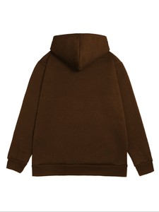เสื้อฮู้ดสีน้ำตาลสำหรับผู้ชาย พิมพ์ลายแคลิฟอร์เนีย สหรัฐอเมริกา สวมใส่สบายๆ ในฤดูใบไม้ร่วง ผลิตจากผ้าฝ้าย 100% แบบเฟรนช์เทอร์รี่ถัก - Product Image 5