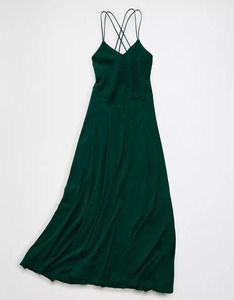 Vestido maxi fruncido AE Sunchaser para mujer - Product Image 1