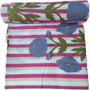 Tissu en coton pour garçons - Séchage rapide, écologique, motif floral - Product Image 2