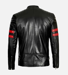 Tailor Made Leather Jackets Men Genuine Leather Jackets Breathable OEM Leather Jacket for Men in Different Look and Designs - Product Image 5
