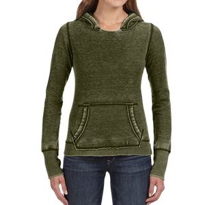 Léger meilleure vente tenue décontracté femmes lavage à l'acide sweat à capuche High Street Style personnalisé lavage à l'acide sweats à capuche pour les femmes - Product Image 2