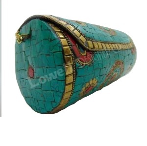 Antique Mosaic Metal Clutch Bag Evening <b>Purse</b> Envelope Handbag Party Wedding Valentine's Day Gift Waterproof Hot Selling <b>Medium</b> - Product Image 3