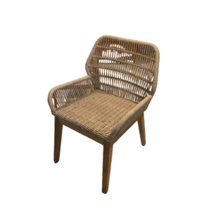 Mobilier d'extérieur et d'intérieur Chaises en rotin avec accoudoir Chaises de salle à manger en bois de rotin de haute qualité pour hôtels, événements et repas - Product Image 2