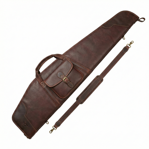 Meilleurs prix – Housses de fusil de chasse en cuir uni de haute qualité pour étui à fusil – Housse de fusil de chasse en cuir de qualité supérieure à vendre - Product Image 1
