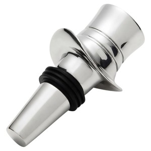 High Quality Stainless Steel Wine <b>Bottle</b> <b>Stopper</b> Airtight Leak Proof Silicone Seal Beverage Sealer Metal Barware Accessory - Product Image 1