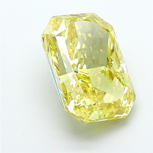 Diamant synthétique de luxe cultivé en laboratoire, jaune vif fantaisie, VS1, taille excellente, certifié, pierre de diamant synthétique. - Product Image 5