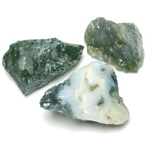 Agate mousse naturelle brute |   Fournisseur en gros d'agates mousse brutes et de pierres précieuses en cristal d'Inde - Product Image 3
