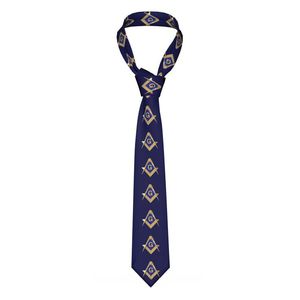 Corbata Masónica Tejida Hecha en Fábrica, Corbata Masónica Personalizada de Moda para Hombre, Ropa Formal de Negocios - Product Image 5