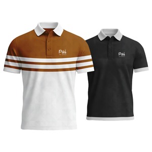 Camiseta Polo de Manga Corta de Algodón Piqué con Ribete en Contraste, Personalizable con Bordado y Serigrafía, Uniforme Corporativo, Venta al Por Mayor - Product Image 6