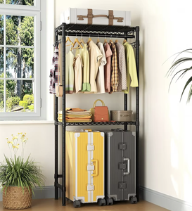 OEM/ODM Vietnam Over Washer and Dryer Storage <b>Shelf</b> 2 Tier Adjustable Height Laundry Room Organizer Rack White - Product Image 2