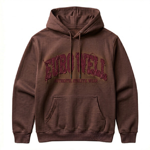 High Quality Custom Puff Print Geometric Mesh <b>Gothic</b> Streetwear Hoodie Oversized Heavyweight Cotton Fleece Unisex Wear Hoodie - Product Image 5