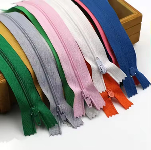 Hot Sale 3# Nylon <b>Zippers</b> 10cm Custom Close End Factory Directly Sewing Garments Pants for Pouches - Product Image 1