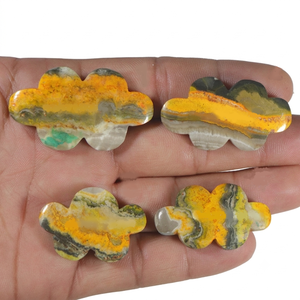 Cristal de jaspe Super Bumblebee tallado en forma de nube, piedra de cristal en forma de nube, cristal de nube para decoración del hogar, mayorista de cristales tallados en forma de nube - Product Image 2