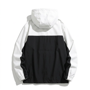 Chaqueta cortavientos estilo Contras con cremallera completa para hombre, personalizada, precio bajo, venta al por mayor directa de fábrica, chaqueta cortavientos unisex - Product Image 6