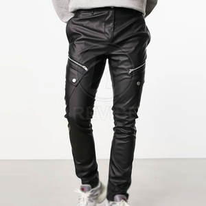 Custom Made Mens <b>Pants</b> Design Your Own Men Leather <b>Pants</b> Winter Waterproof Men Leather <b>Pants</b> - Product Image 4