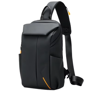 Bolso Bandolera Cruzado de Algodón Ligero Personalizado para Mujer y Hombre, Mochila Casual para Exteriores de 30-40L con Cierre de Cremallera - Product Image 2