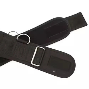 Ceinture de Soutien Lombaire Ajustable Rouge et Noire pour Haltérophilie et Entraînement de Force, Unisexe, en Polyester avec Fermeture Auto-agrippante – Vente en Gros - Product Image 2