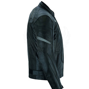 Chaqueta de Motociclista Unisex de Nuevo Diseño, Ajuste Cómodo para Invierno, Forro Suave, Detalles de Seguridad, Hombros Reforzados, Estilo Casual Perfecto - Product Image 6