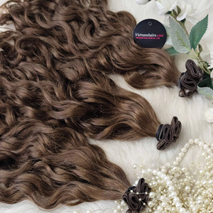 ผมต่อเวอร์จิ้นเวียดนามแท้ 100% คุณภาพพรีเมียม Genius Weft – เกล็ดผมครบถ้วน น้ำหนัก 100 กรัม ทุกสี 2026 - Product Image 1
