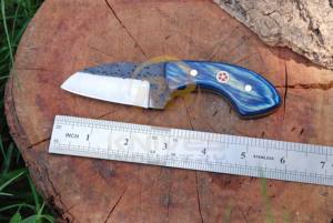 Cuchillo de Hoja Fija de Acero de Damasco en Oferta – Cuchillo para Camping y Caza al Aire Libre con Mango Personalizado - Product Image 4