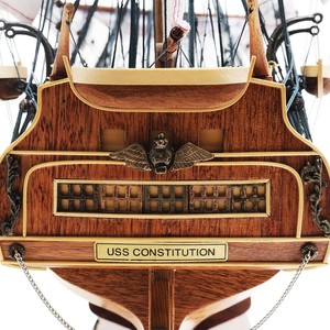 Modèle de navire artisanal USS Constitution édition exclusive Admiral Line pour la décoration de bureau et de maison et comme cadeau - Vente en gros, contactez-nous - Product Image 6