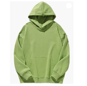 Sudadera con Capucha Negra de Alta Calidad para Hombre, Personalizada, Casual, Oversize, con Hombros Caídos, Manga Larga y Diseño Liso - Product Image 1