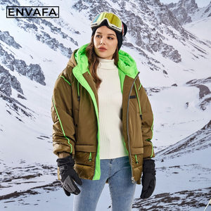 Nuevo abrigo corto de plumón para mujer con capucha, chaqueta impermeable de invierno, cálida, gruesa, ligera, informal y moderna. - Product Image 4