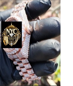 Reloj de Pulsera para Hombre NYC DIAMOND EMPIRE, de Acero Inoxidable, de Alta Calidad, Estilo Vintage, Caja Cuadrada de 41 mm, Cristal Analógico, Mecanismo Japonés - Product Image 5