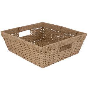 Cesta rectangular de mimbre marino con base biselada, cesta de almacenamiento hecha a mano, venta al por mayor, ecológica, hecha en Vietnam - Product Image 1