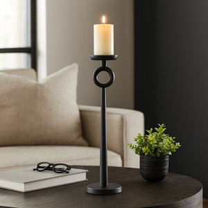 Luxury <b>Black</b> <b>Candle</b> <b>Holder</b> For Home Event Decoration in Best Price - Product Image 3