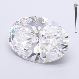 Diamante Cultivado en Laboratorio con Certificación IGI, Corte Oval Brillante de 4.40 CT, Color E, Claridad VVS2, CVD LG 771644184, ROYAL GEMS, Super JewelryMaking - Product Image 4