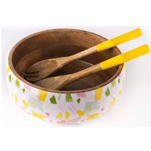 Tazón de Madera Esmaltada de Diseño Creativo para Servir Frutas Frescas, Pasta, Postres o en Fiestas, Decoración de Mesa, Venta Caliente - Product Image 3