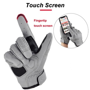 Custom Color Breathable Windproof Leather Hand <b>Grips</b> Hot Sale Outdoor Motocross <b>Gloves</b> - Product Image 3