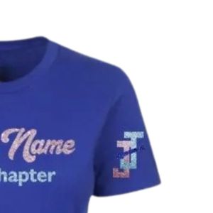 Camiseta gráfica azul real Jack and Jill Mom para mujer, de algodón suave, informal, para uso diario, conjunto familiar a juego - Product Image 4